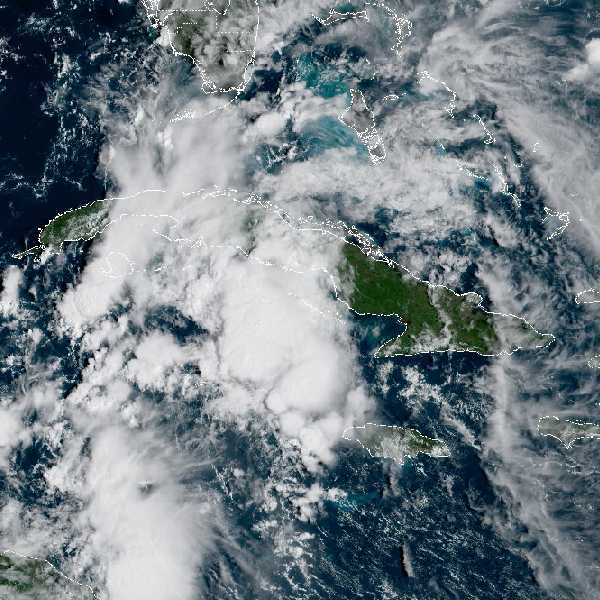 météo tropicale : Image satellite .