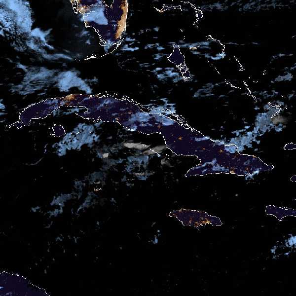 météo tropicale : Image satellite .