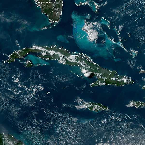 météo tropicale : Image satellite .