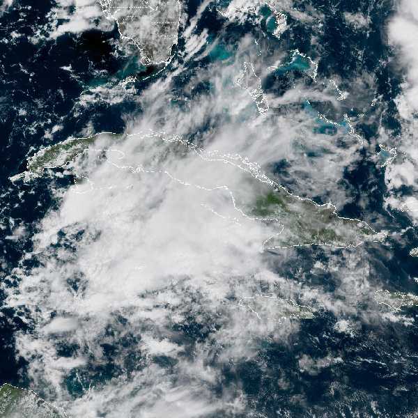 météo tropicale : Image satellite .