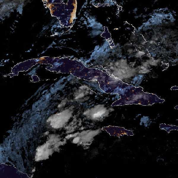 météo tropicale : Image satellite .
