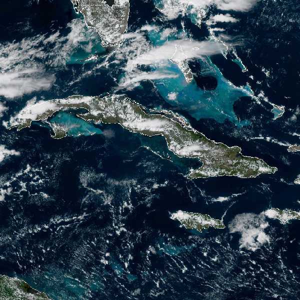 météo tropicale : Image satellite .