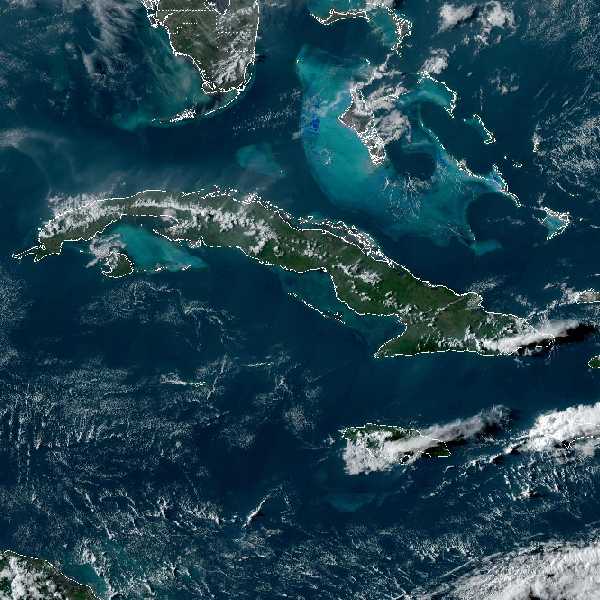 météo tropicale : Image satellite .