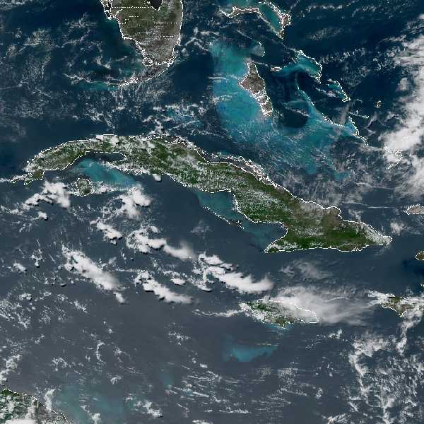 météo tropicale : Image satellite .