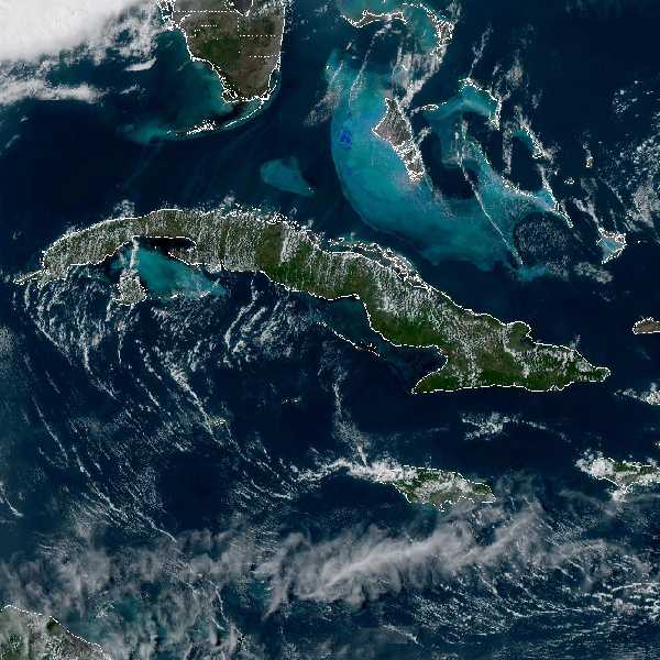 météo tropicale : Image satellite .