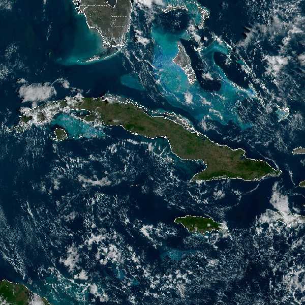 météo tropicale : Image satellite .