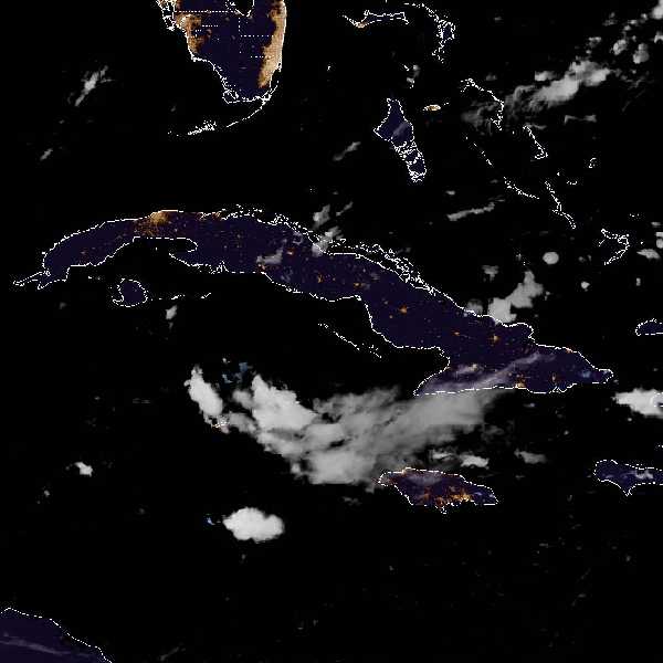 météo tropicale : Image satellite .