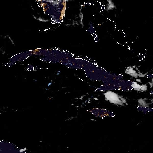 météo tropicale : Image satellite .
