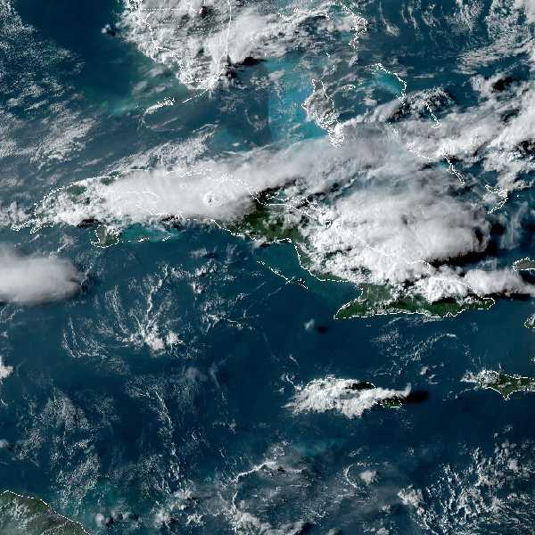 météo tropicale : Image satellite .