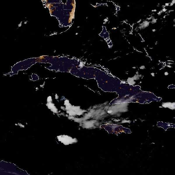 météo tropicale : Image satellite .