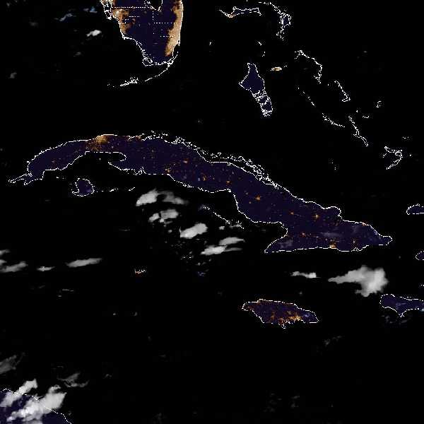 météo tropicale : Image satellite .