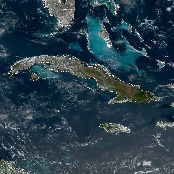 météo tropicale : Image satellite .