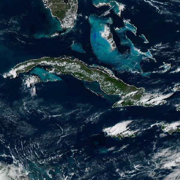 météo tropicale : Image satellite .
