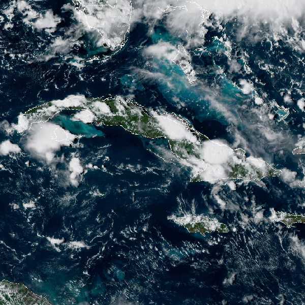 météo tropicale : Image satellite .