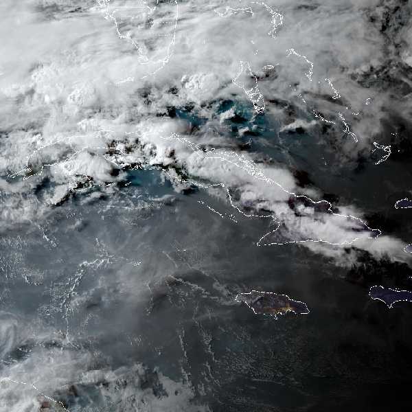 météo tropicale : Image satellite .