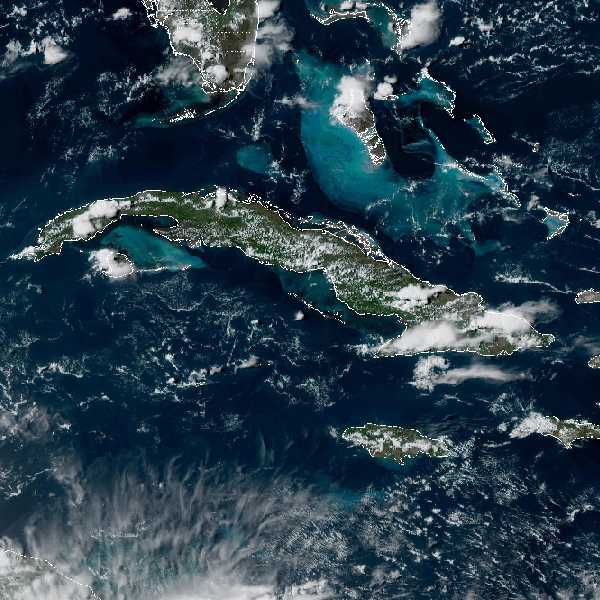 météo tropicale : Image satellite .