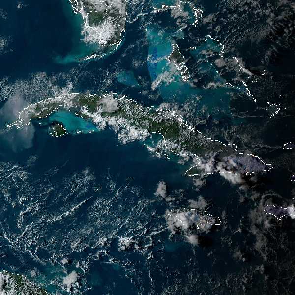 météo tropicale : Image satellite .