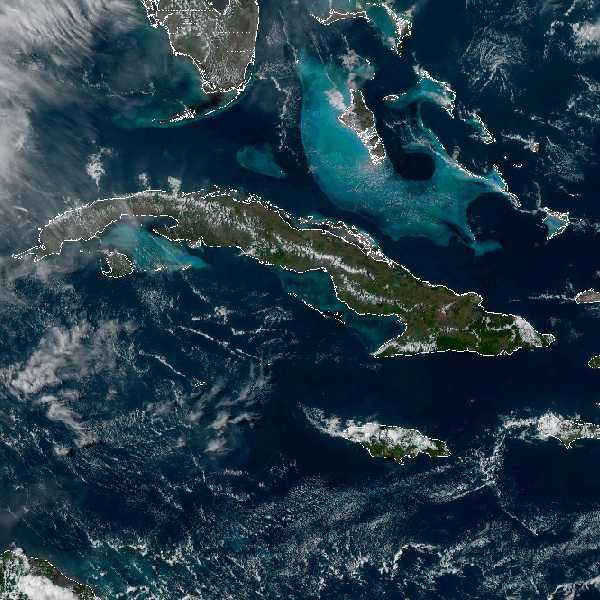 météo tropicale : Image satellite .