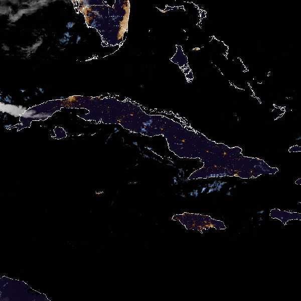 météo tropicale : Image satellite .