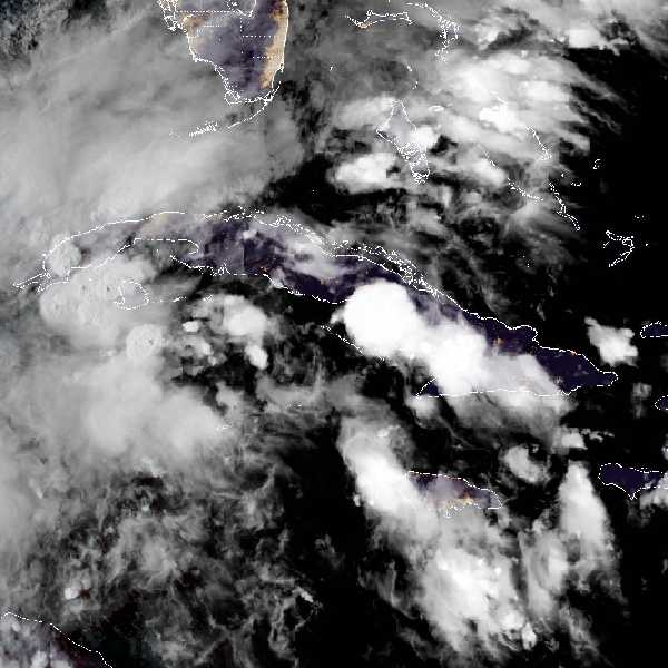 météo tropicale : Image satellite .