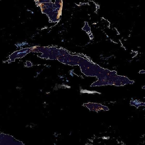 météo tropicale : Image satellite .