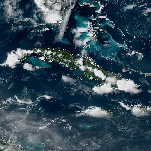 météo tropicale : Image satellite .