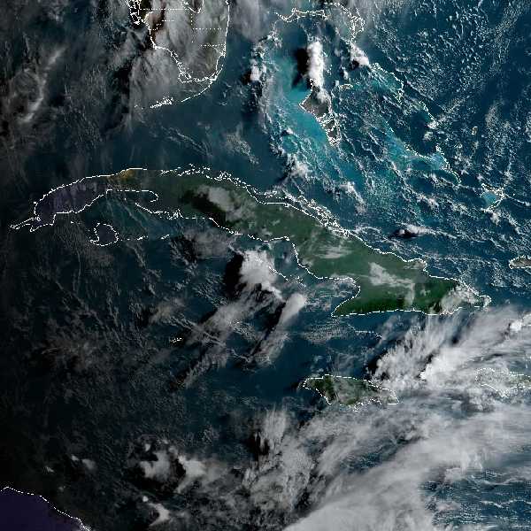 météo tropicale : Image satellite .