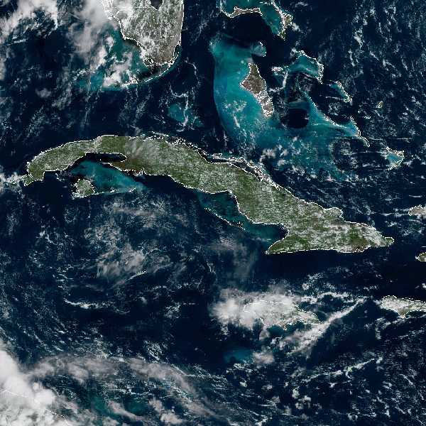 météo tropicale : Image satellite .