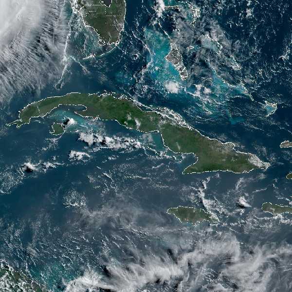 météo tropicale : Image satellite .