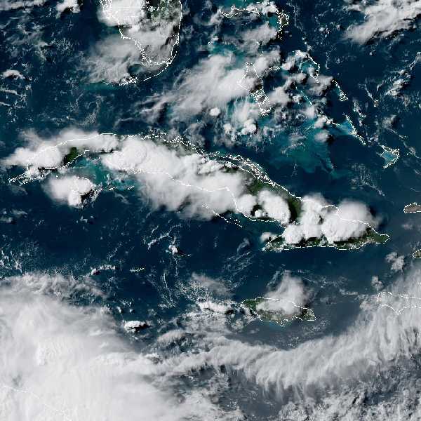météo tropicale : Image satellite .