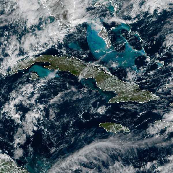météo tropicale : Image satellite .