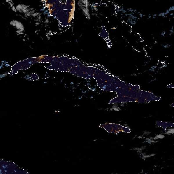 météo tropicale : Image satellite .