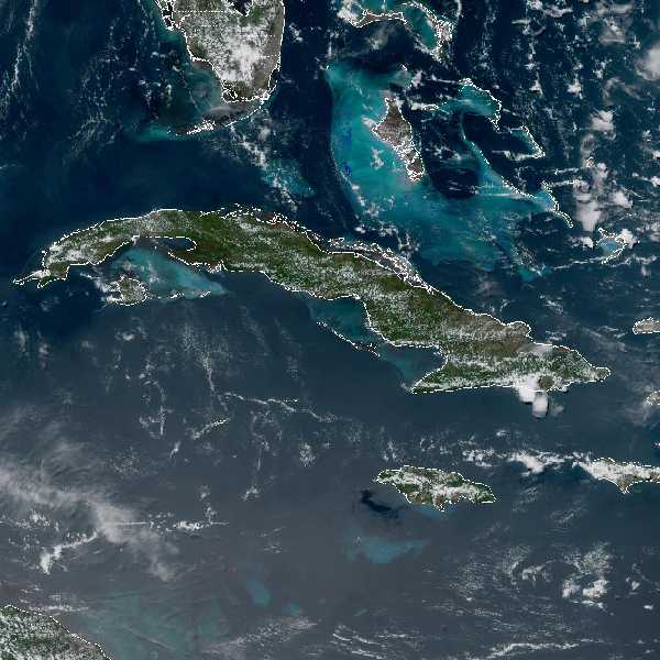 météo tropicale : Image satellite .
