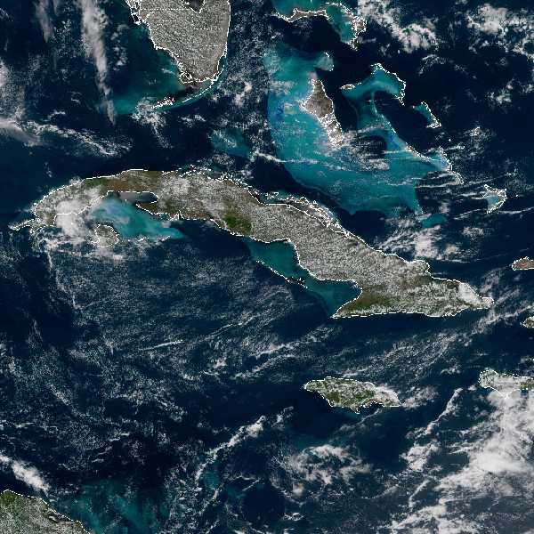 météo tropicale : Image satellite .