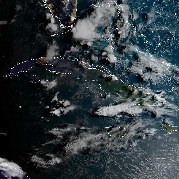 météo tropicale : Image satellite .