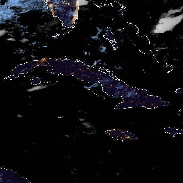 météo tropicale : Image satellite .