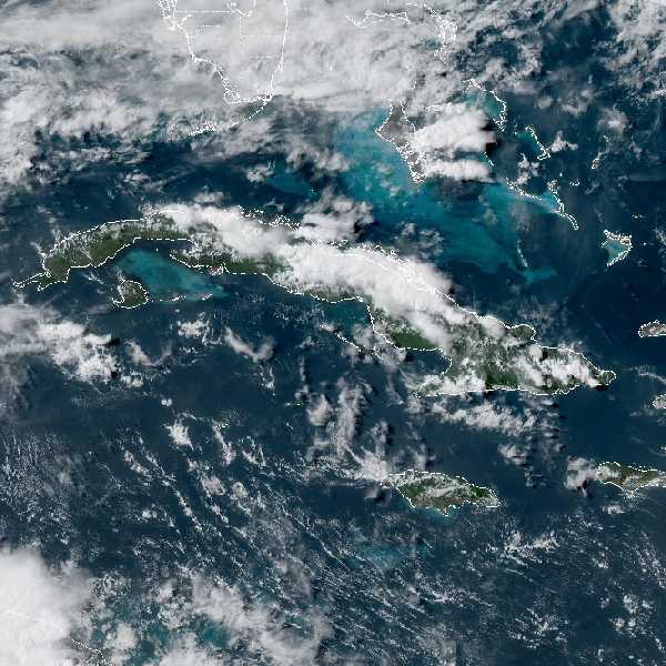 météo tropicale : Image satellite .