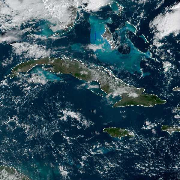 météo tropicale : Image satellite .