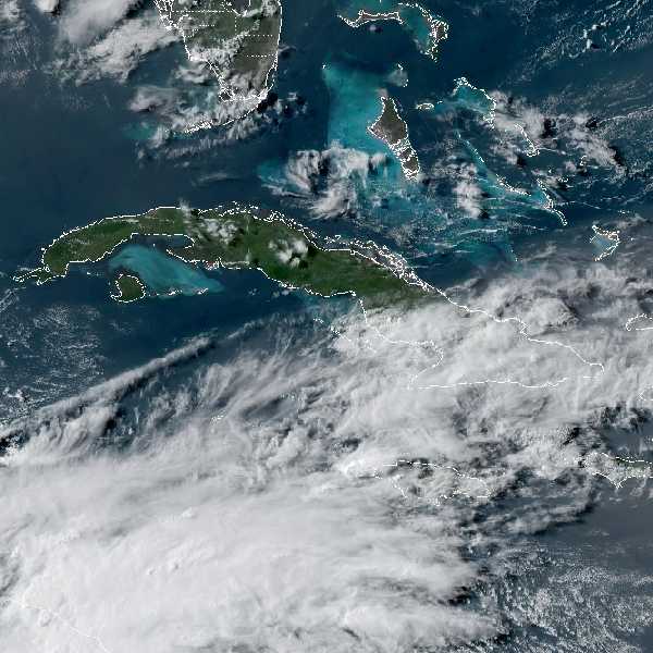 météo tropicale : Image satellite .