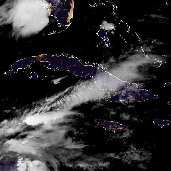 météo tropicale : Image satellite .