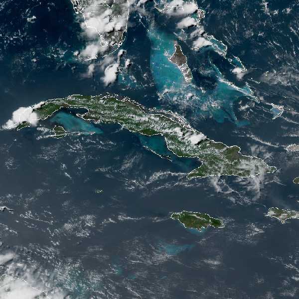 météo tropicale : Image satellite .