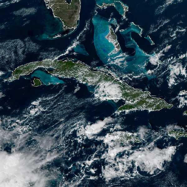 météo tropicale : Image satellite .