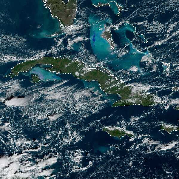 météo tropicale : Image satellite .