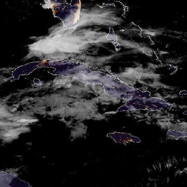 météo tropicale : Image satellite .