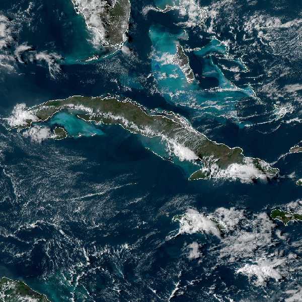 météo tropicale : Image satellite .