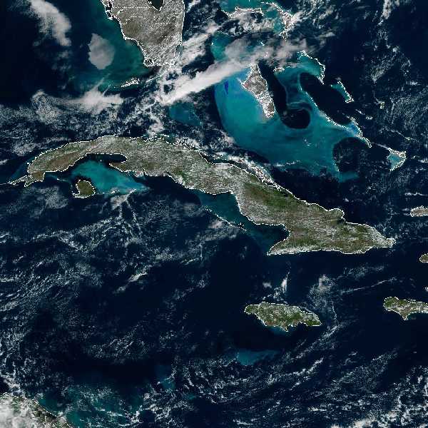 météo tropicale : Image satellite .