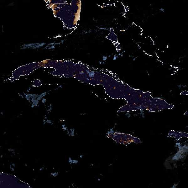 météo tropicale : Image satellite .