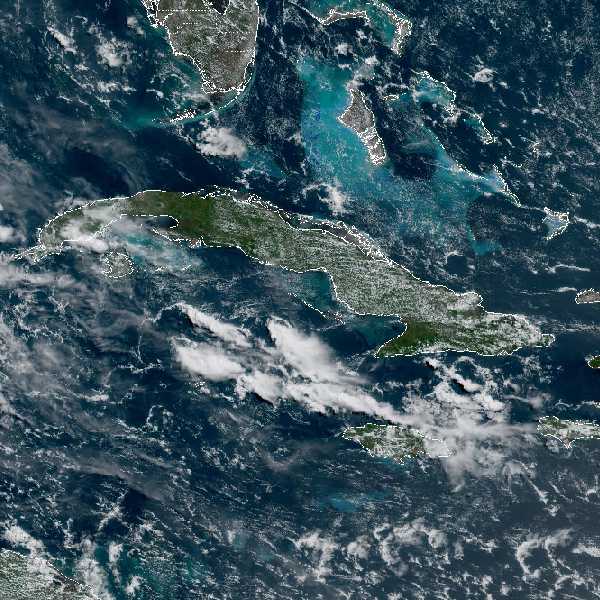 météo tropicale : Image satellite .