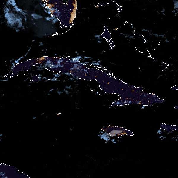 météo tropicale : Image satellite .