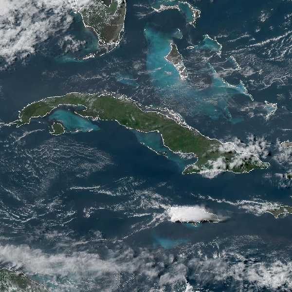 météo tropicale : Image satellite .